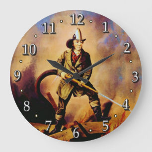 Amerikanische Uhr der Feuerwehrmann-Art-1