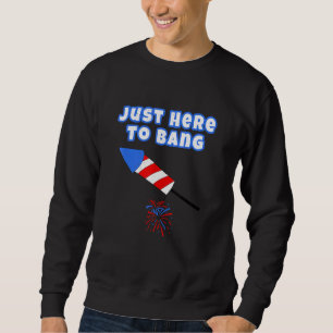 Amerikanische Unabhängigkeitstag 4. hier zum Knall Sweatshirt