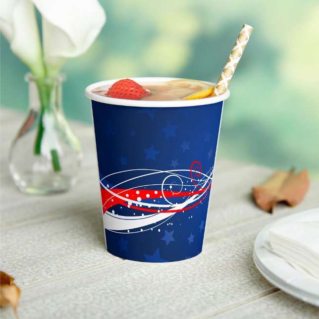 Amerikanische Unabhängigkeitstag Abstrakt Pappbecher (Von Creator hochgeladen)