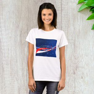 Amerikanische Unabhängigkeitstag Abstrakt T-Shirt