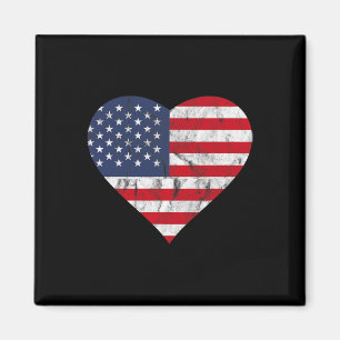 Amerikanische Unabhängigkeitstag American Flag Vin Magnet