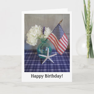 amerikanische Unabhängigkeitstag Birthday Karte