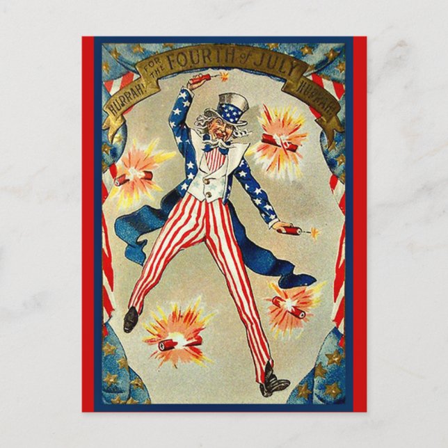 Amerikanische Unabhängigkeitstag Celebration - Unc Postkarte (Vorderseite)