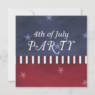Amerikanische Unabhängigkeitstag Independence Day Einladung