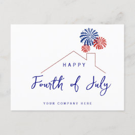 Amerikanische Unabhängigkeitstag Independence Day Postkarte