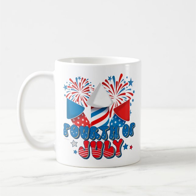 AMERIKANISCHE UNABHÄNGIGKEITSTAG KAFFEETASSE (Links)
