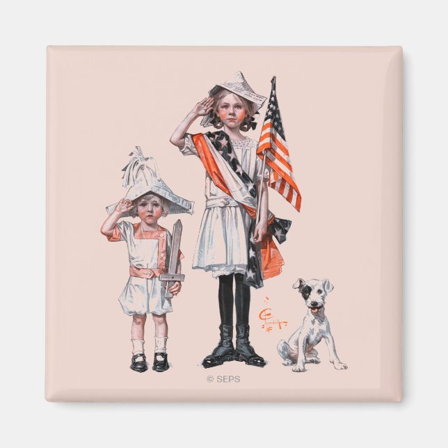 Amerikanische Unabhängigkeitstag Magnet (Vorne)