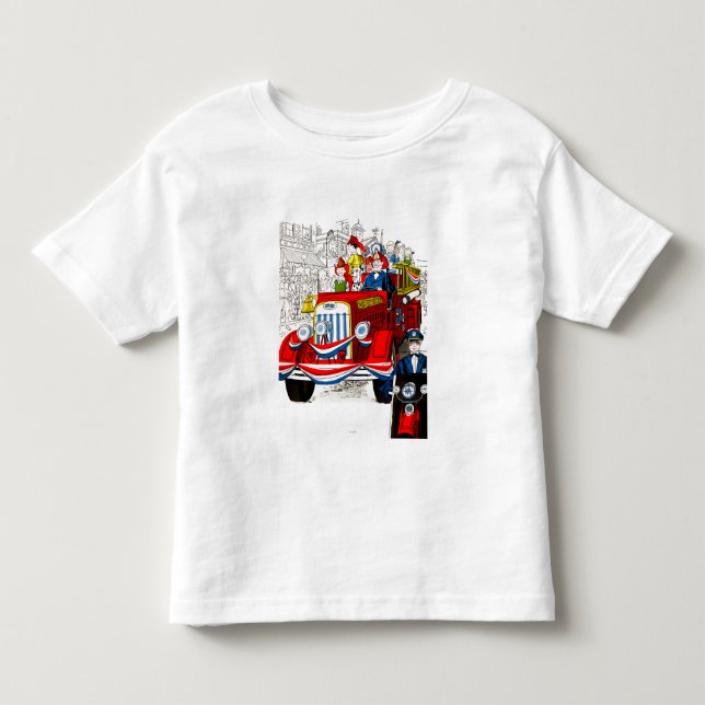 Amerikanische Unabhängigkeitstag Parade Kleinkind T-shirt (Vorderseite)