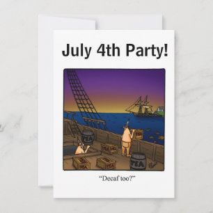 Amerikanische Unabhängigkeitstag Party Einladung