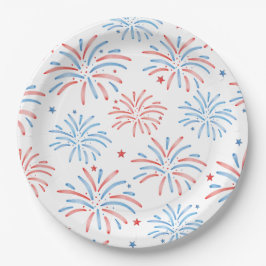 Amerikanische Unabhängigkeitstag-Party für Wasserf Pappteller