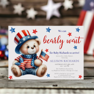 Amerikanische Unabhängigkeitstag patriotische Beau Einladung