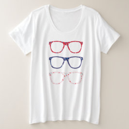 Amerikanische Unabhängigkeitstag Plus T - Shirt