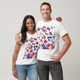 Amerikanische Unabhängigkeitstag T-Shirt