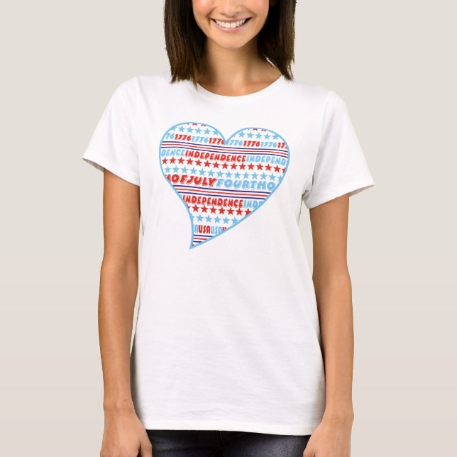 Amerikanische Unabhängigkeitstag T - Shirt (Vorderseite)