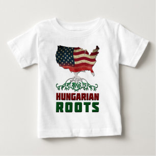 Amerikanische ungarische Wurzeln Baby T-shirt