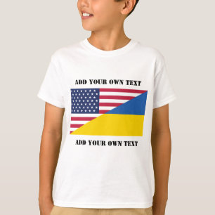 Amerikanische Unterstützung für die Ukraine T-Shirt