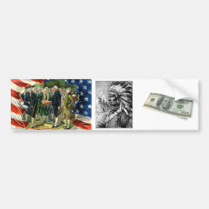 Amerikanische Ureinwohner Autoaufkleber