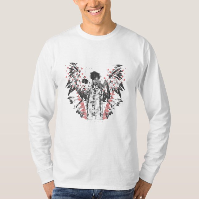 Amerikanische Ureinwohner Design leidenschaftlich  T-Shirt (Vorderseite)