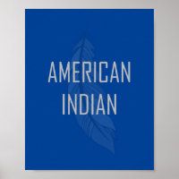 Amerikanische Ureinwohner Feather Posters
