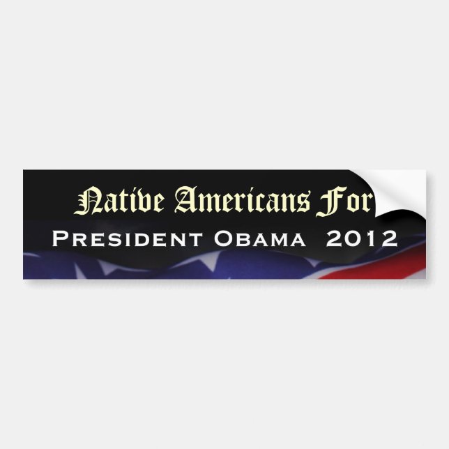 Amerikanische Ureinwohner für Aufkleber 2012 Autoaufkleber (Vorne)