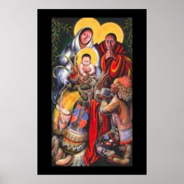 Amerikanische Ureinwohner Jesus und Heilige Poster