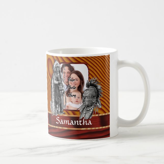 Amerikanische Ureinwohner Kaffeetasse (Rechts)