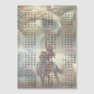 Amerikanische Ureinwohner-Kalender 2021 Magnetkarte