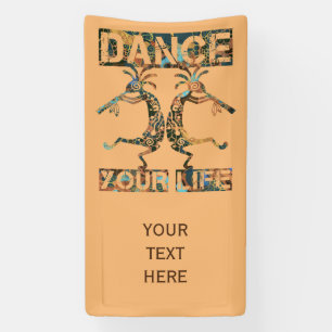 Amerikanische Ureinwohner Kokopelli - Dance Your L Banner