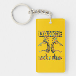 Amerikanische Ureinwohner Kokopelli - Dance Your L Schlüsselanhänger