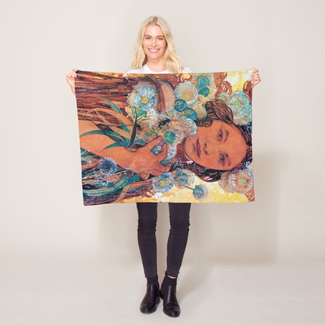 Amerikanische Ureinwohner, Mucha Fleecedecke (Beispiel)