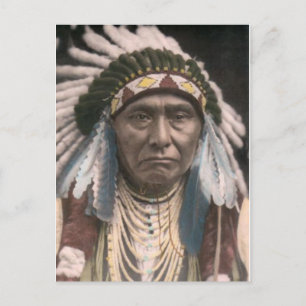 amerikanische Ureinwohner Postkarte