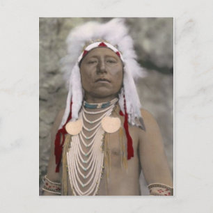 amerikanische Ureinwohner Postkarte