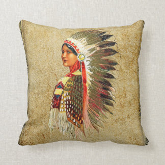 Amerikanische Ureinwohner Princess Kissen
