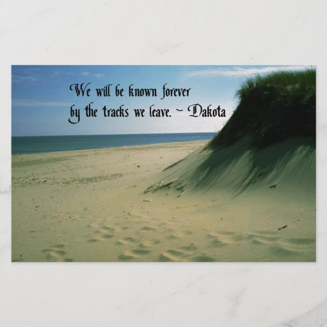 Amerikanische Ureinwohner Proverb (Vorderseite)