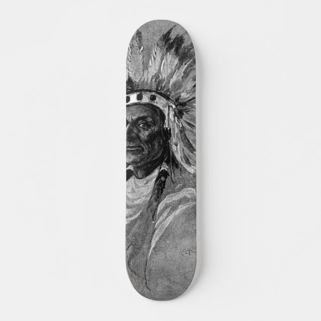 Amerikanische Ureinwohner-Skateboard Skateboard (Vorne)