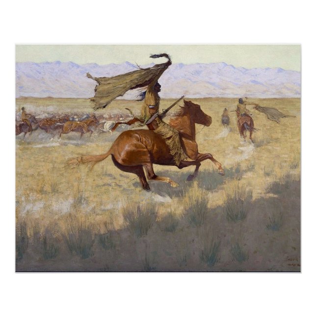 Amerikanische Ureinwohner-Stampe Poster (Vorderseite)