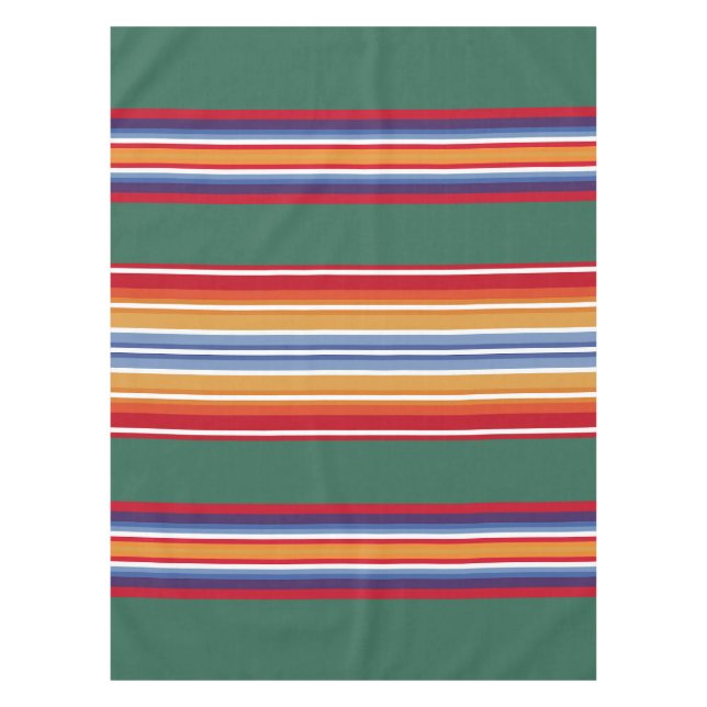 amerikanische Ureinwohner, traditionelle Textilmot Tischdecke (Vorderseite)