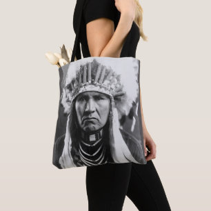 AMERIKANISCHE UREINWOHNER VINTAGES FOTO TOTE BAG P TASCHE