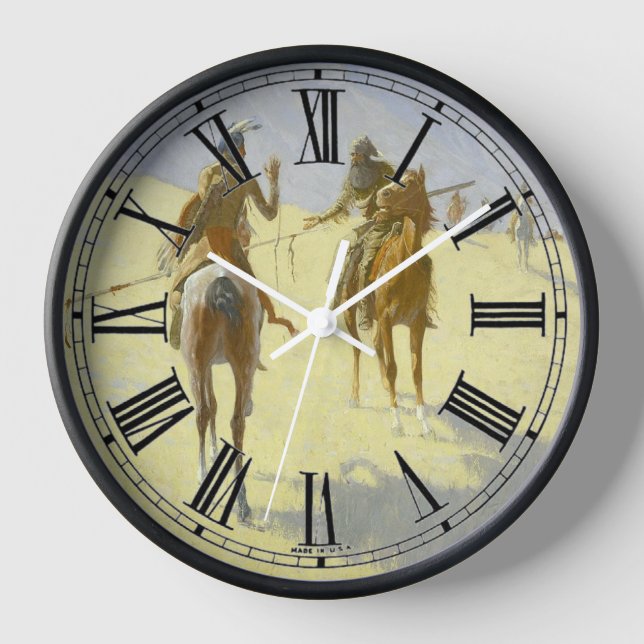 Amerikanische Ureinwohner von Remington Uhr (Vorderseite)