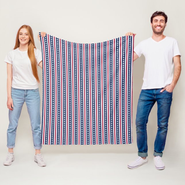 Amerikanische US Flagge Fleecedecke (Beispiel)