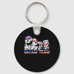Amerikanische USA-Flagge Dream Team Lustig Patriot Schlüsselanhänger