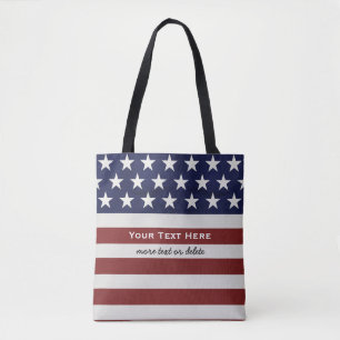 Amerikanische USA-Flaggen-patriotische am 4. Juli Tasche