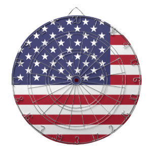 Amerikanische Vereinigten Staaten USA-Flagge Dartscheibe