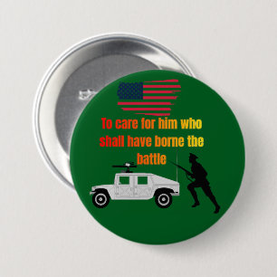 Amerikanische Veteranen Waldgrün Button