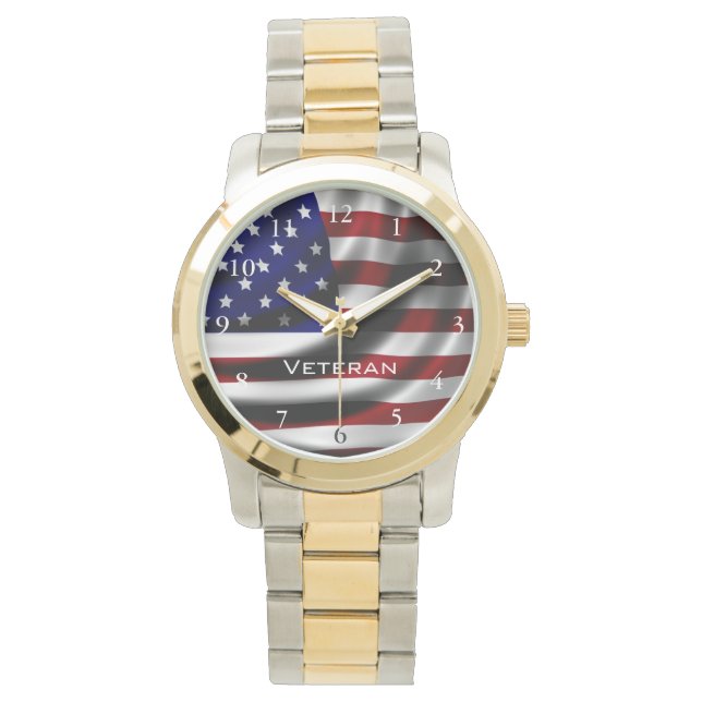 Amerikanische Veteranenwache Armbanduhr (Vorderseite)