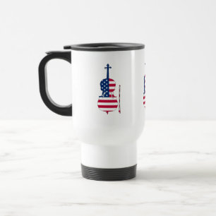 Amerikanische Violine Reisebecher