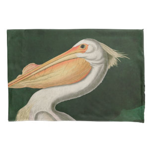Amerikanische Vögel des Weißen Pelikans Kissenbezug