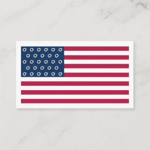Amerikanische Waffenflagge Begleitkarte