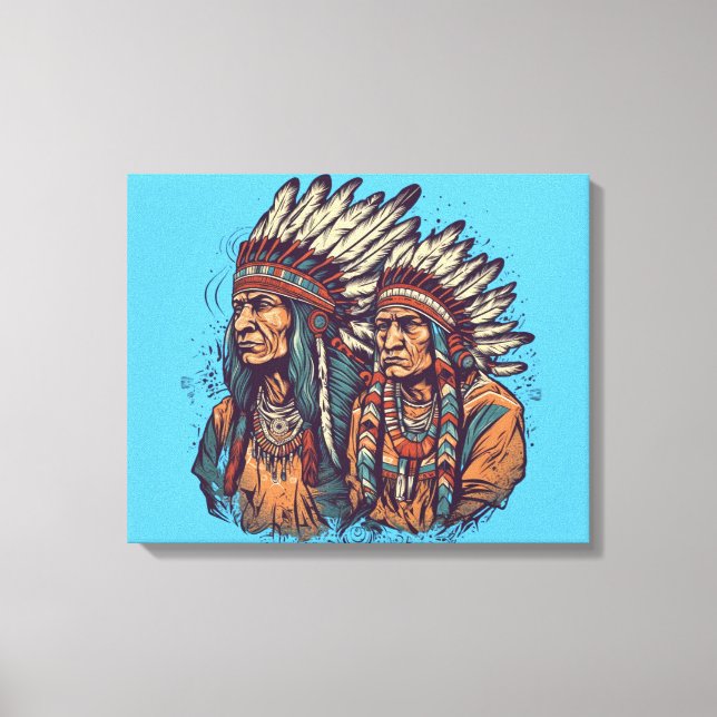 Amerikanische Wandkunst Leinwanddruck (Vorderseite)
