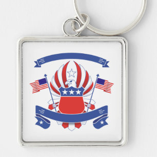 Amerikanische Wappen Schlüsselanhänger